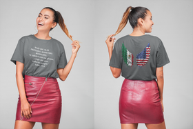 Bajo Sus Alas Women’s Short Sleeve T-Shirt | Gildan 640 | Faith & Inspiration Tee