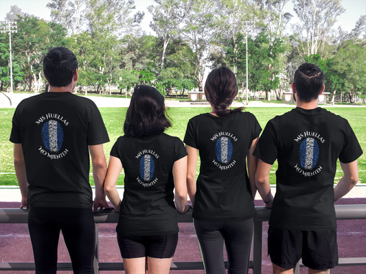 Honduras Flag Fingerprint "Mis Huellas No MIenten" with logo on Sleeve